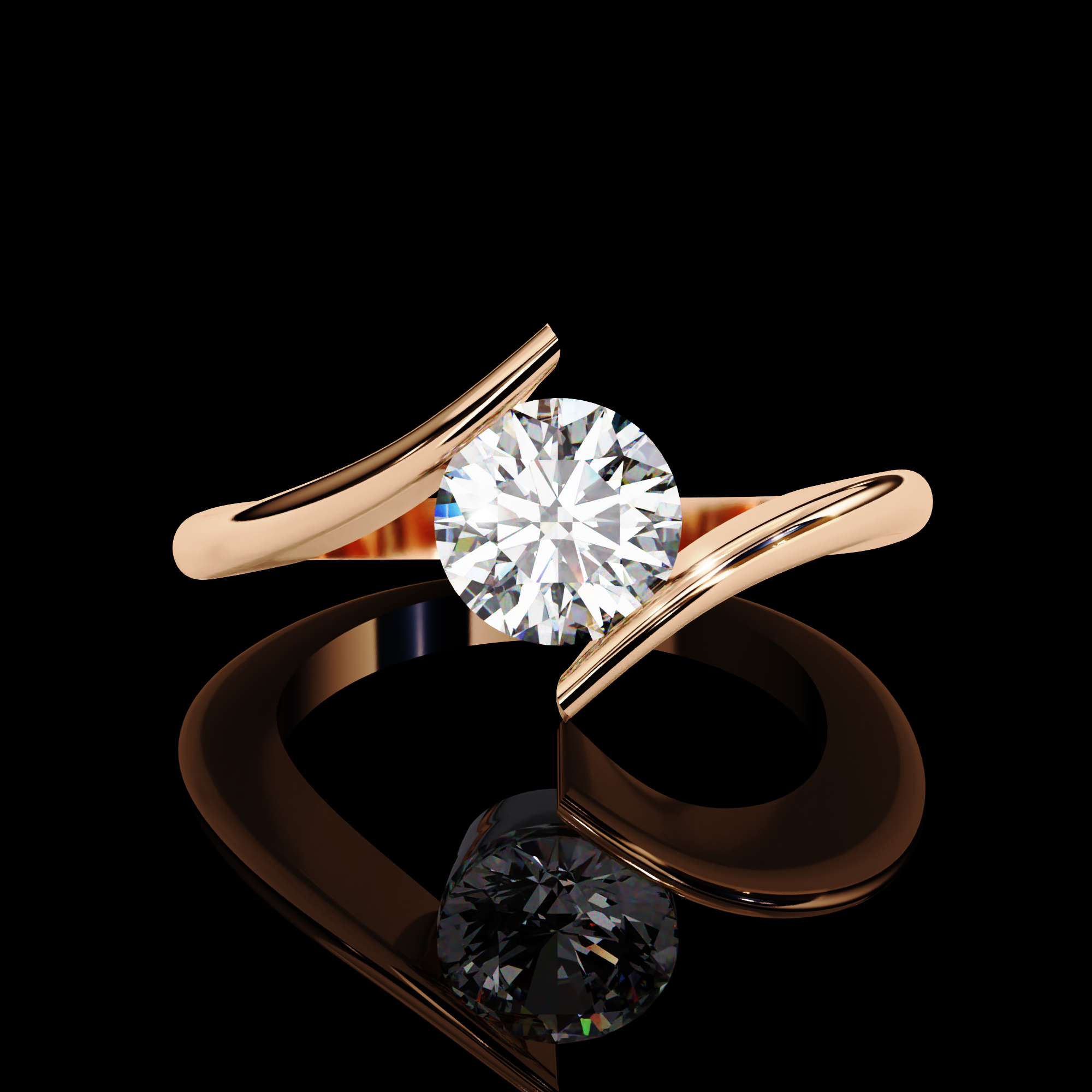 Glory Solitaire Diamond Ring10