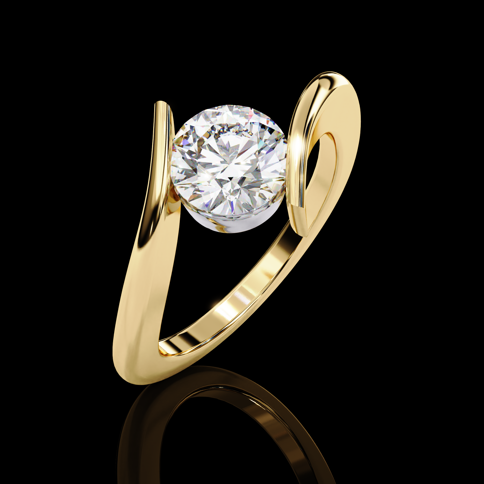 Glory Solitaire Diamond Ring3