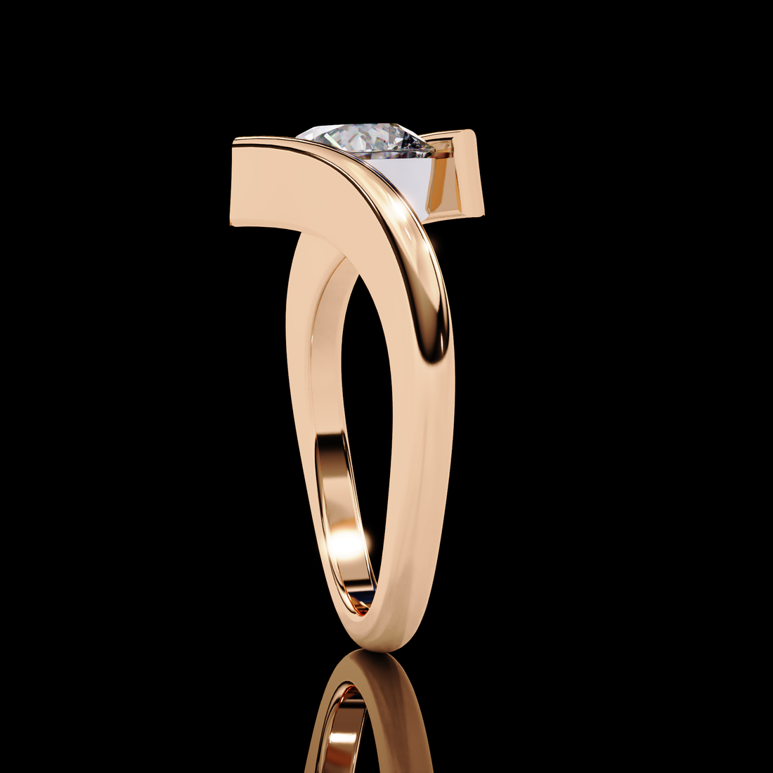 Glory Solitaire Diamond Ring9