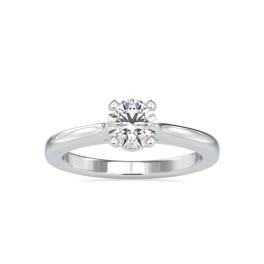 Glow Burst Round Diamond Ring 4