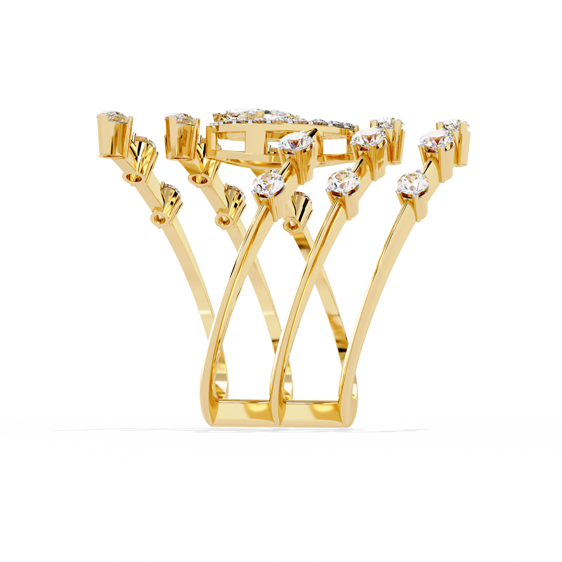 Glowing Door Diamond Ring