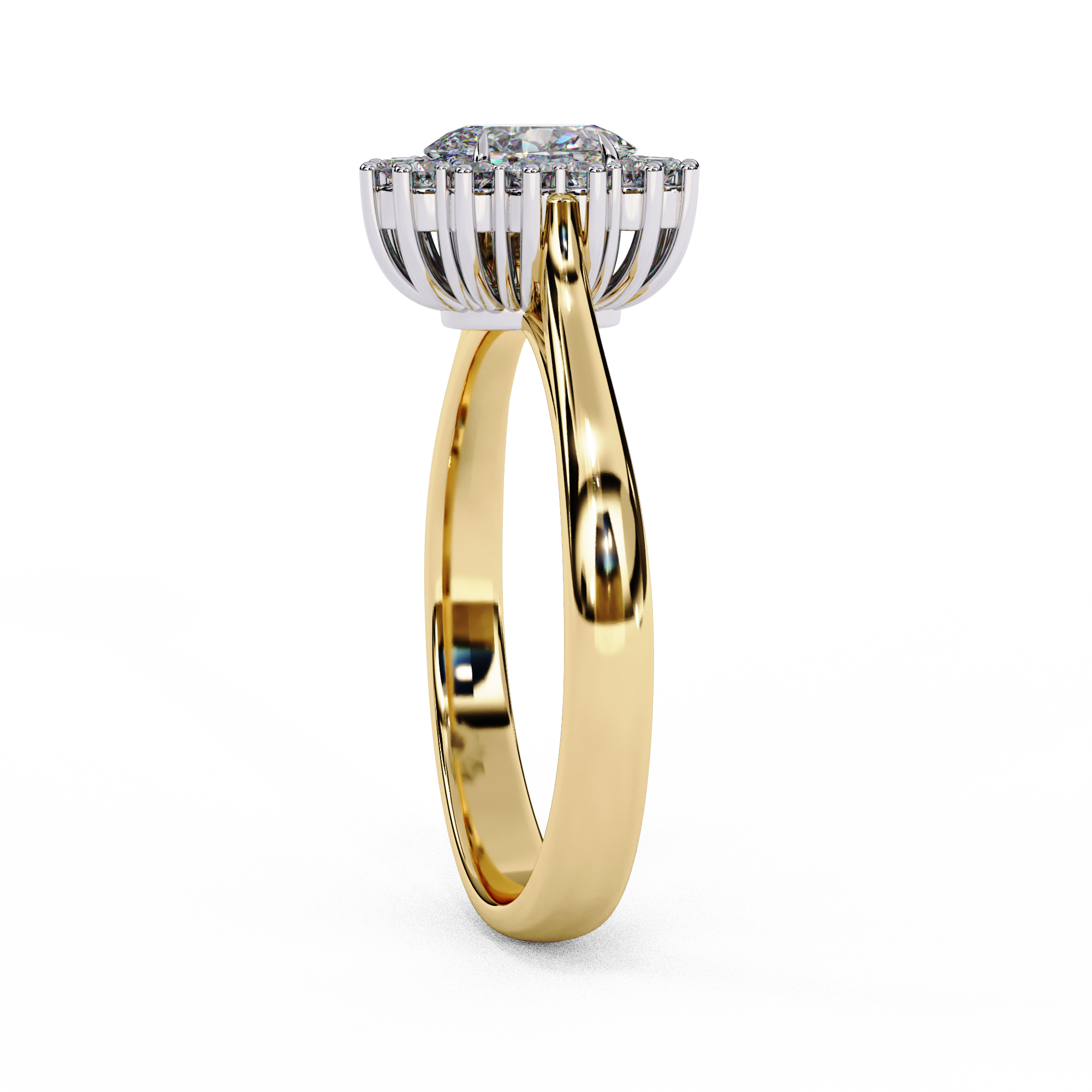 Golden Grace Lab Grown Diamond Ring4