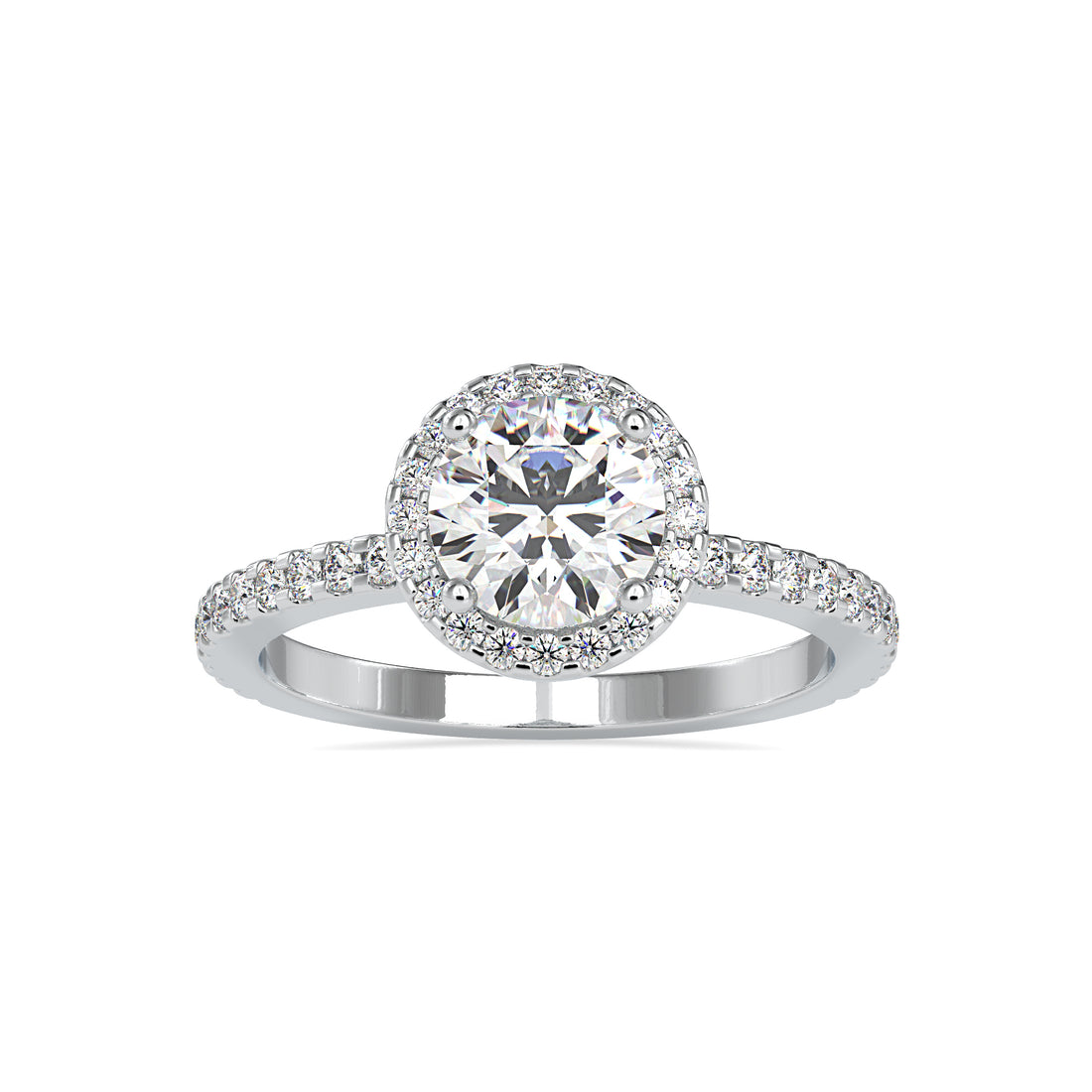Golden Halo Diamond Ring 4