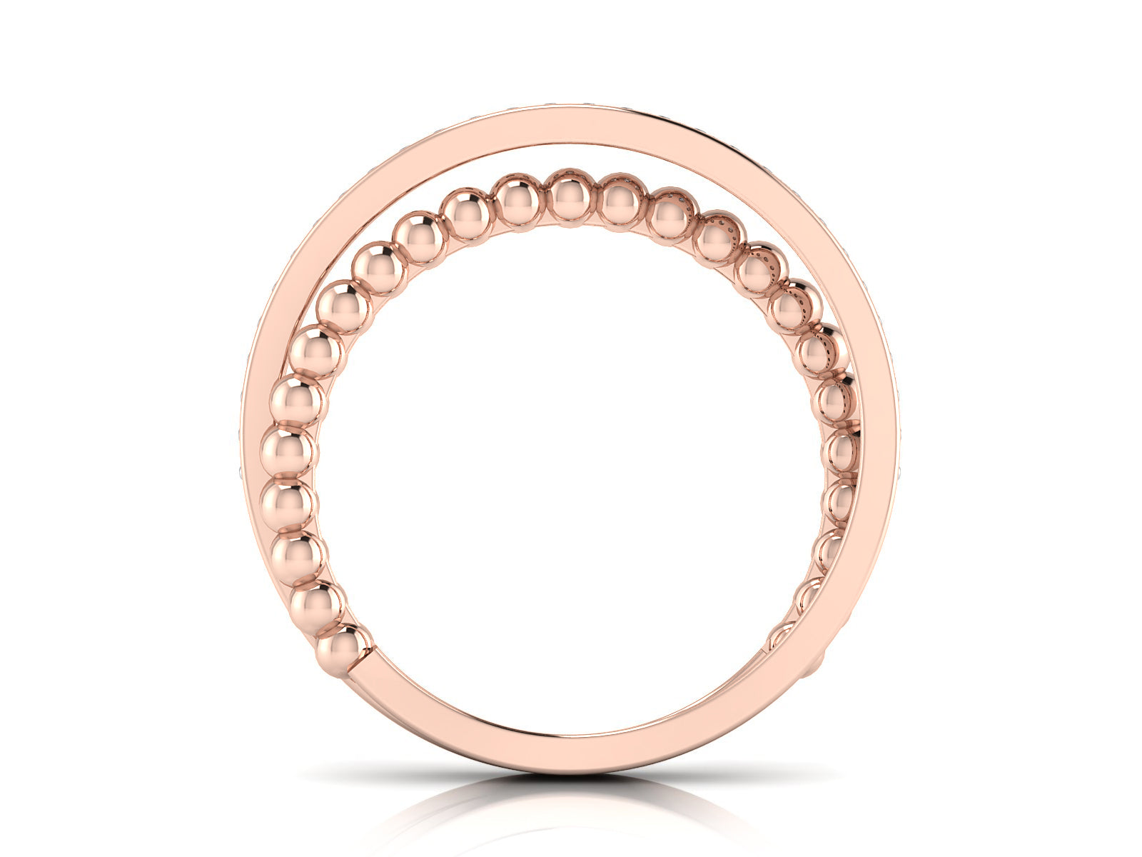 Golden Symphony Diamond Ring band 6