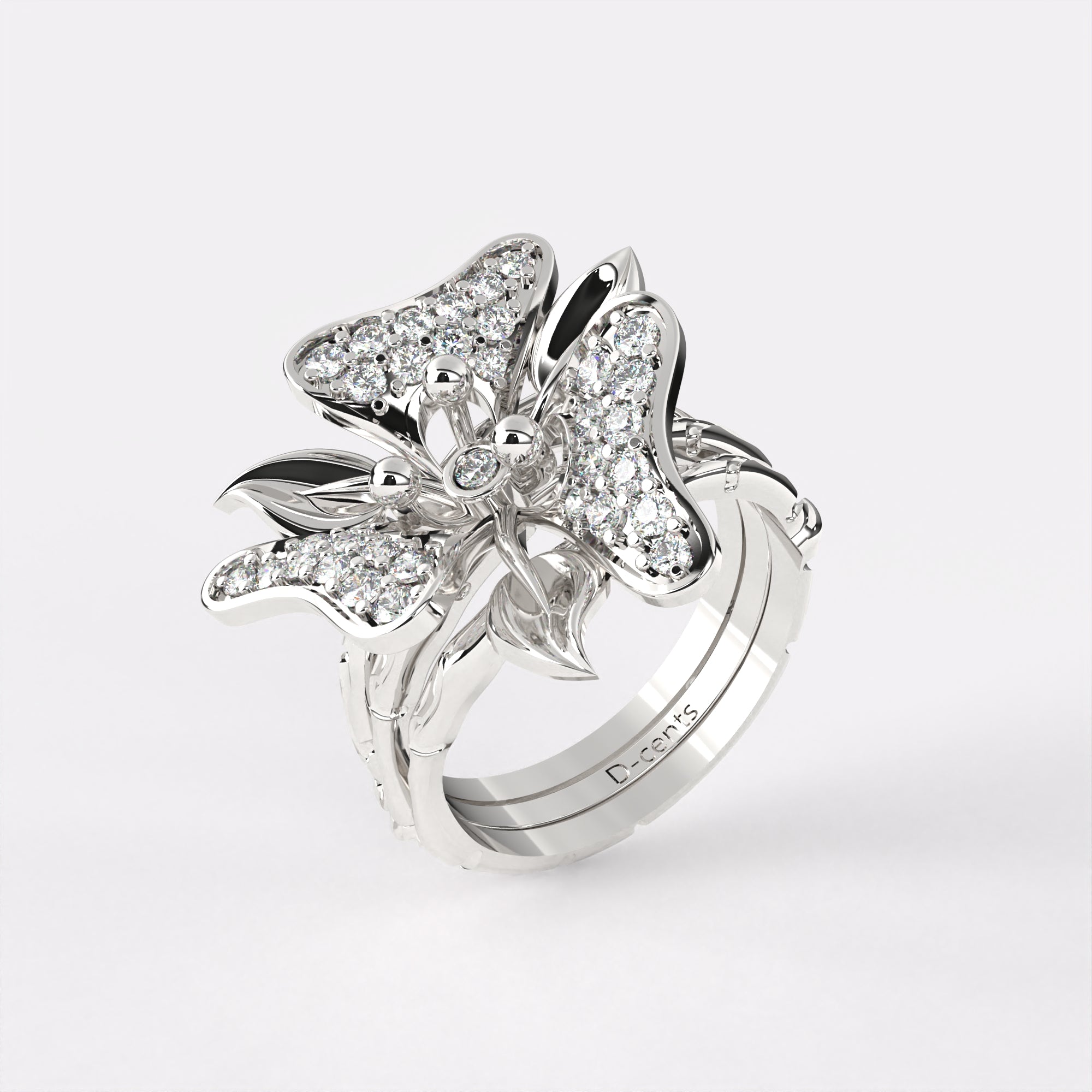 Gorgeous petal Diamond Ring