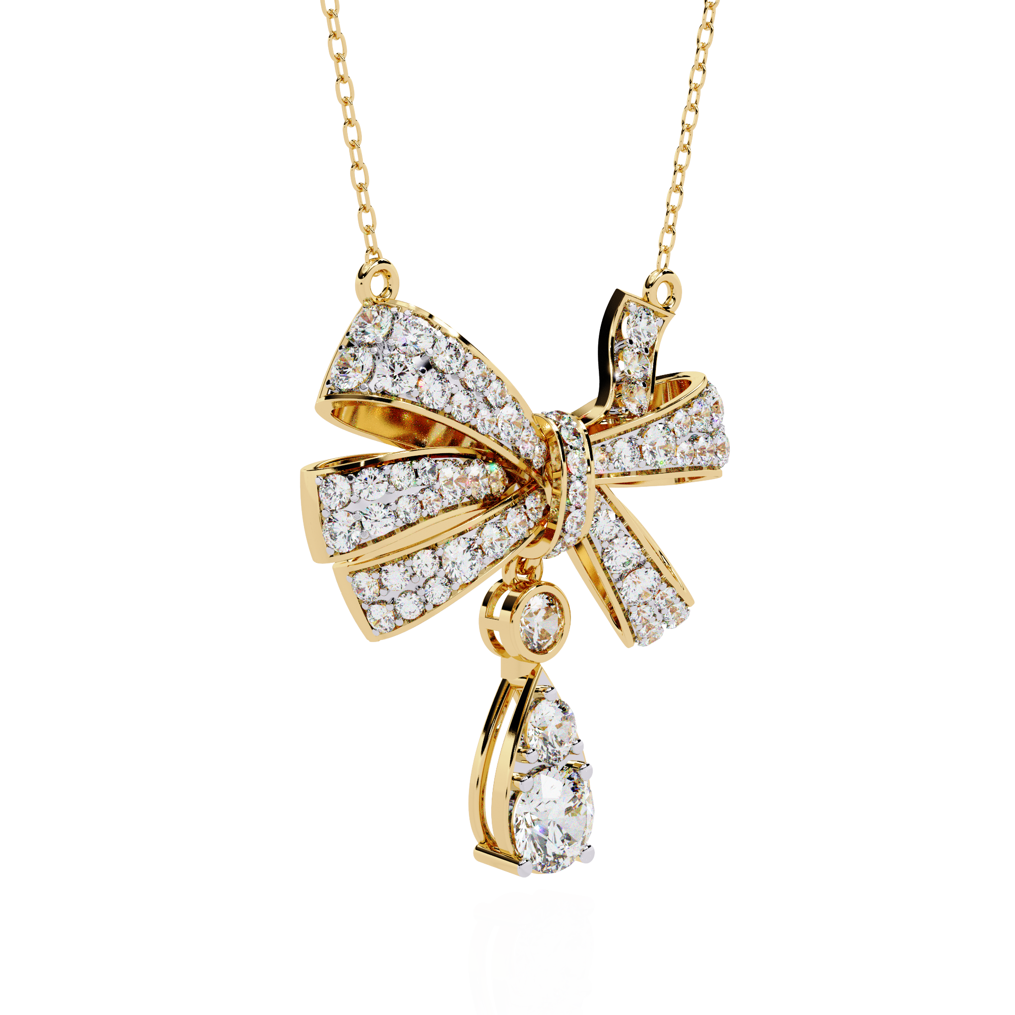 Graceful Appeal Diamond Pendant with chain