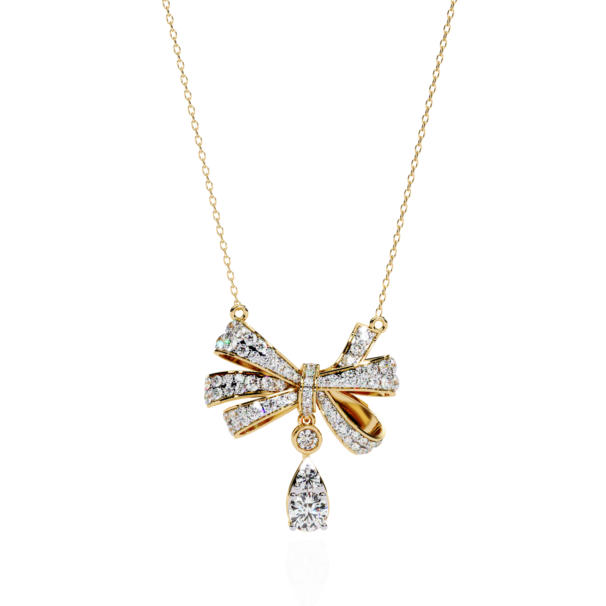 Graceful Appeal Diamond Pendant with chain