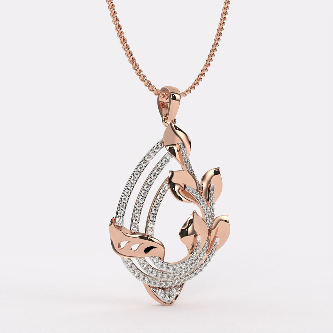 Graceful Gleam Diamond Pendant