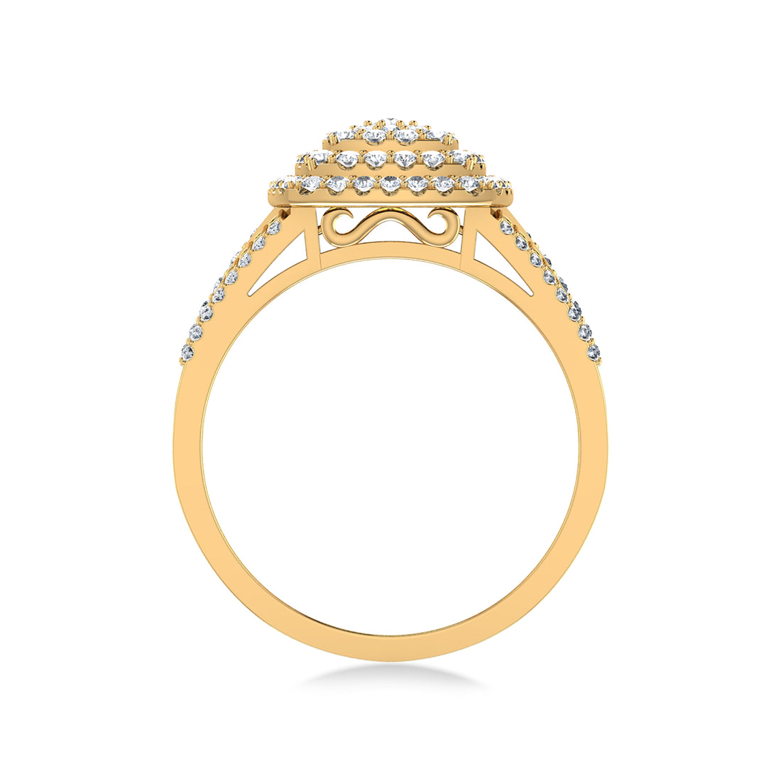 Grand Cluster Lab Grown Diamond Ring 3