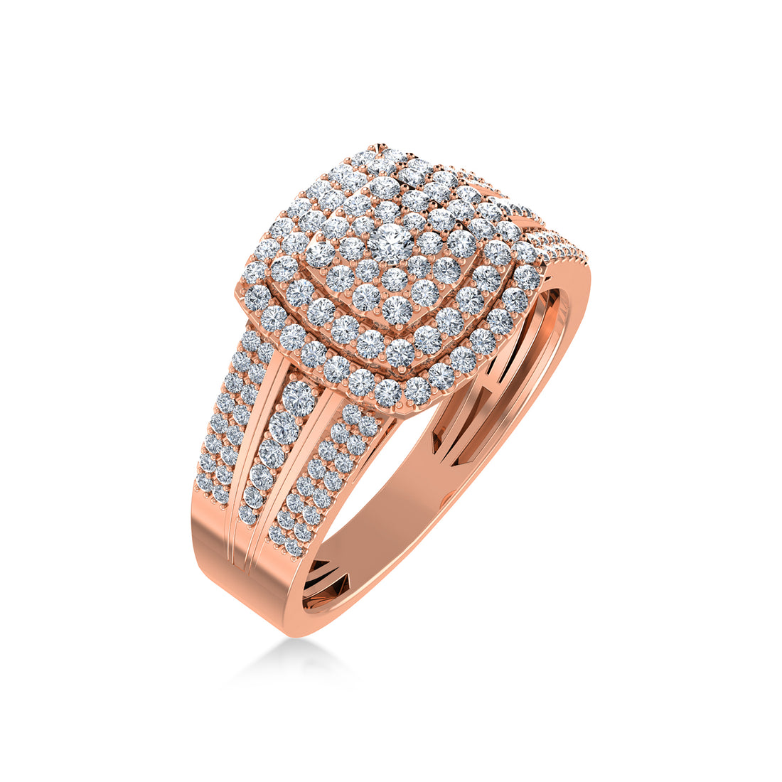 Grand Cluster Lab Grown Diamond Ring 5