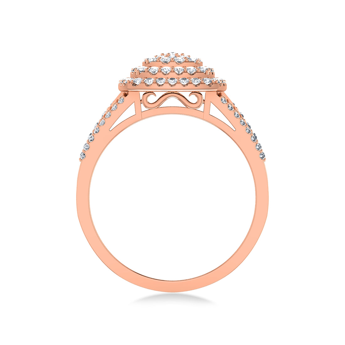 Grand Cluster Lab Grown Diamond Ring 6