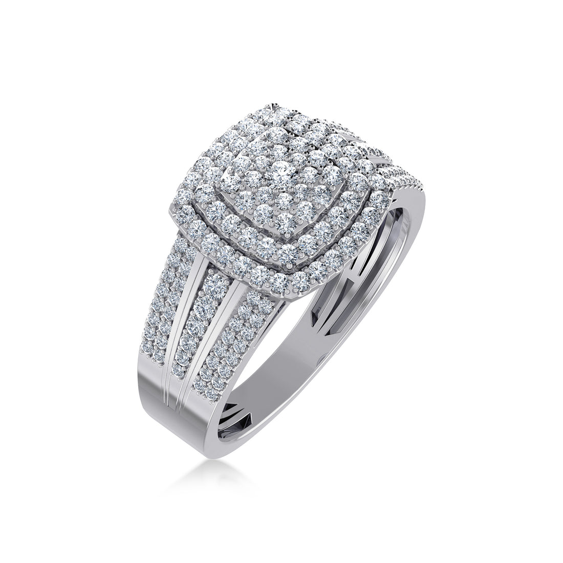 Grand Cluster Lab Grown Diamond Ring 8