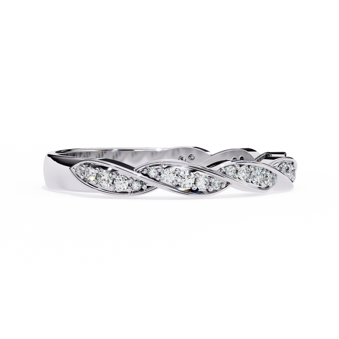 Gratitude Diamond Ring band 12