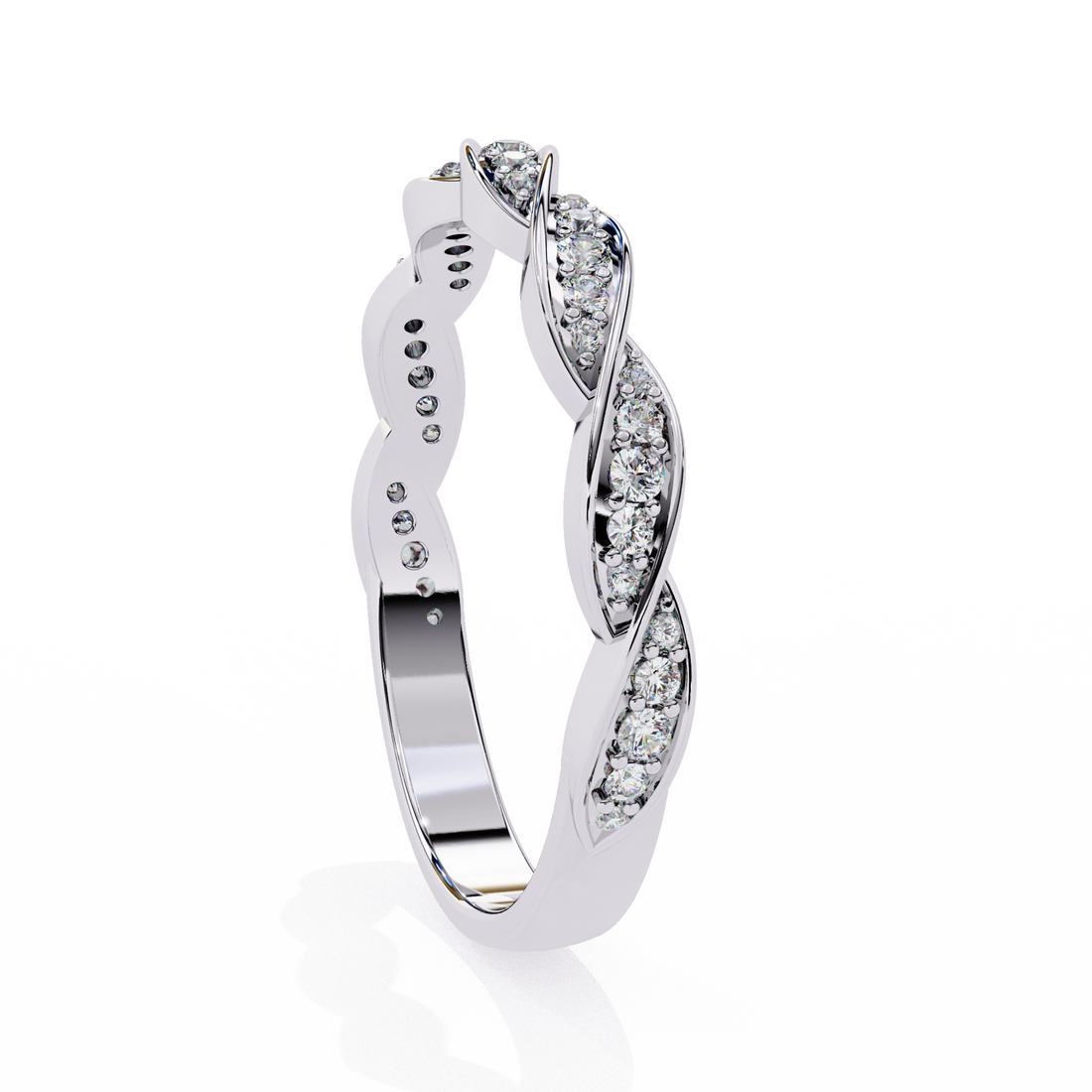 Gratitude Diamond Ring band 14