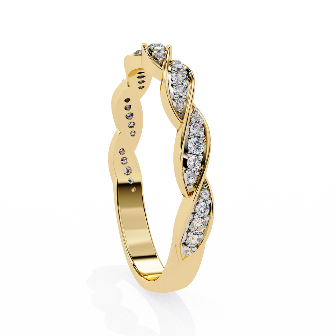 Gratitude Diamond Ring band 4