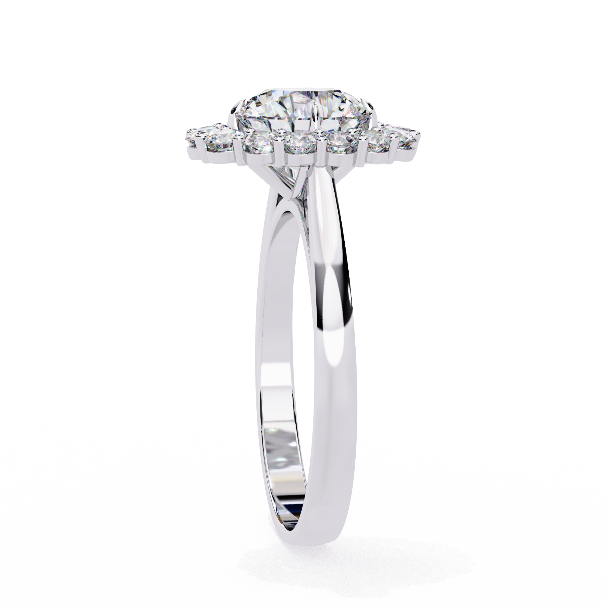 Halo Muse Statement Ring 12