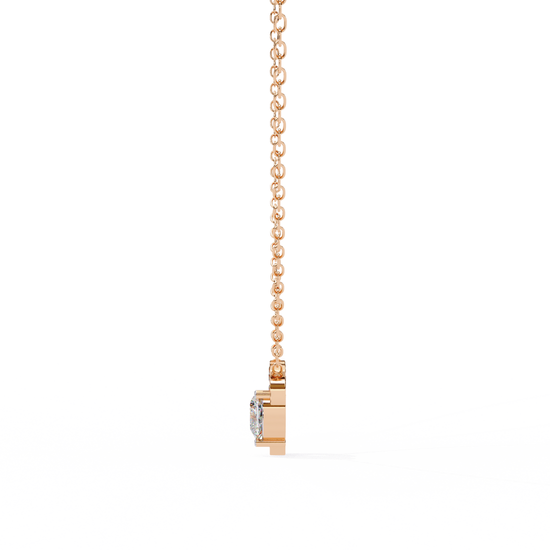 Hanging Heart Diamond Pendant