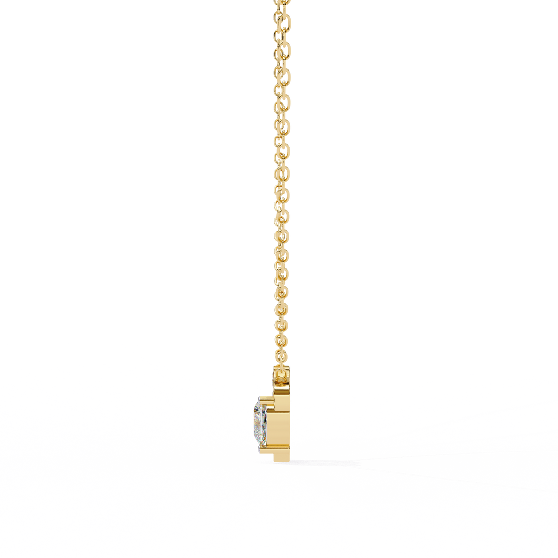 Hanging Heart Diamond Pendant