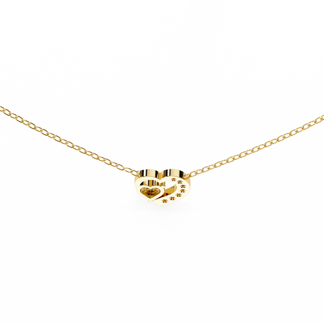 Hanging Heart Diamond Pendant