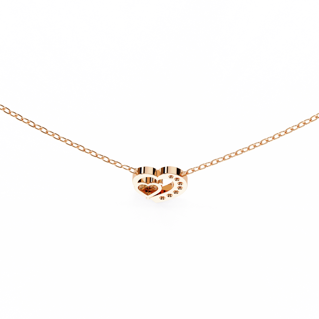 Hanging Heart Diamond Pendant