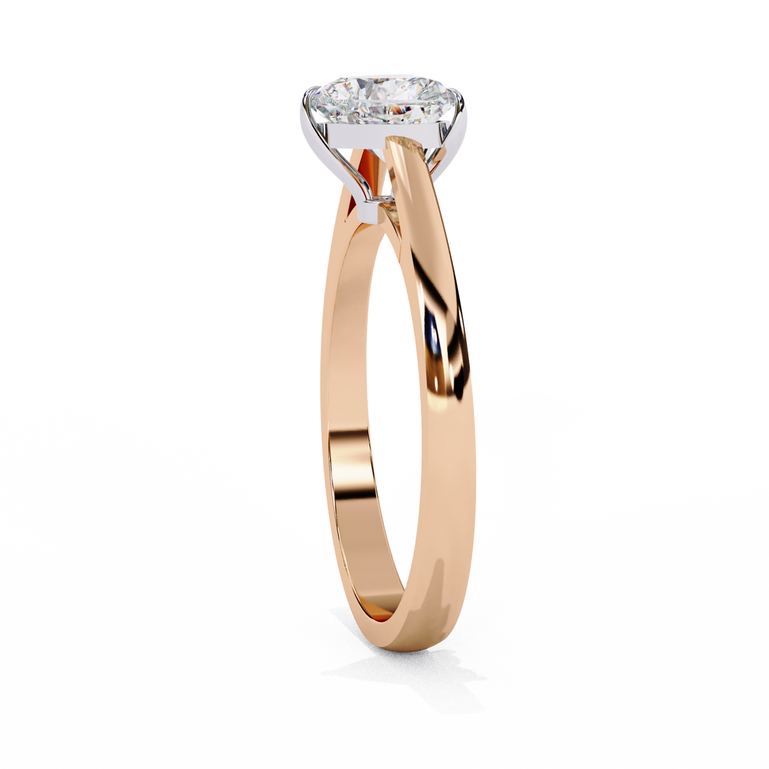 Heartsong Solitaire Diamond Ring 6