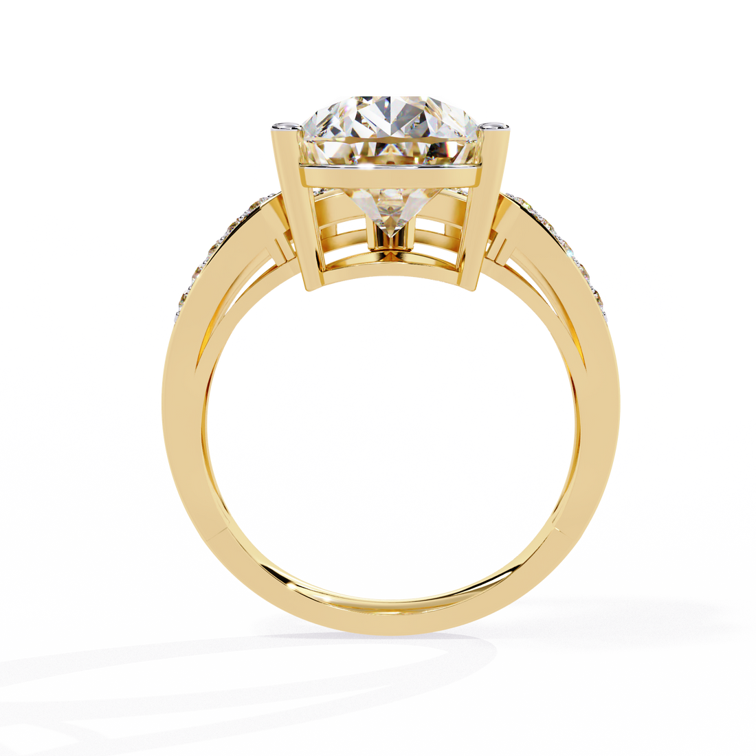 Heavenly Spark Drop Diamond Ring 4