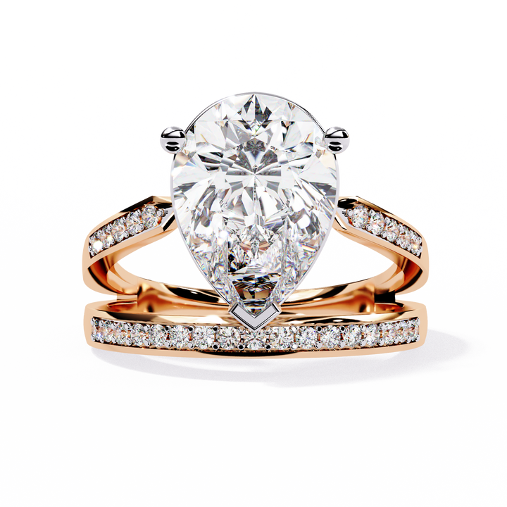 Heavenly Spark Drop Diamond Ring 5