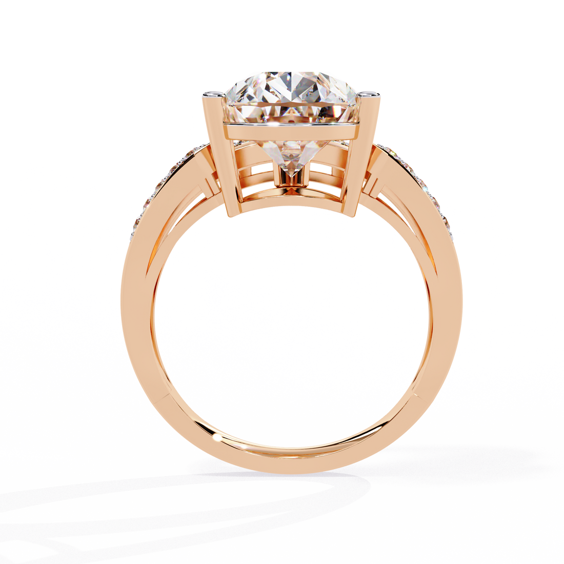 Heavenly Spark Drop Diamond Ring  8