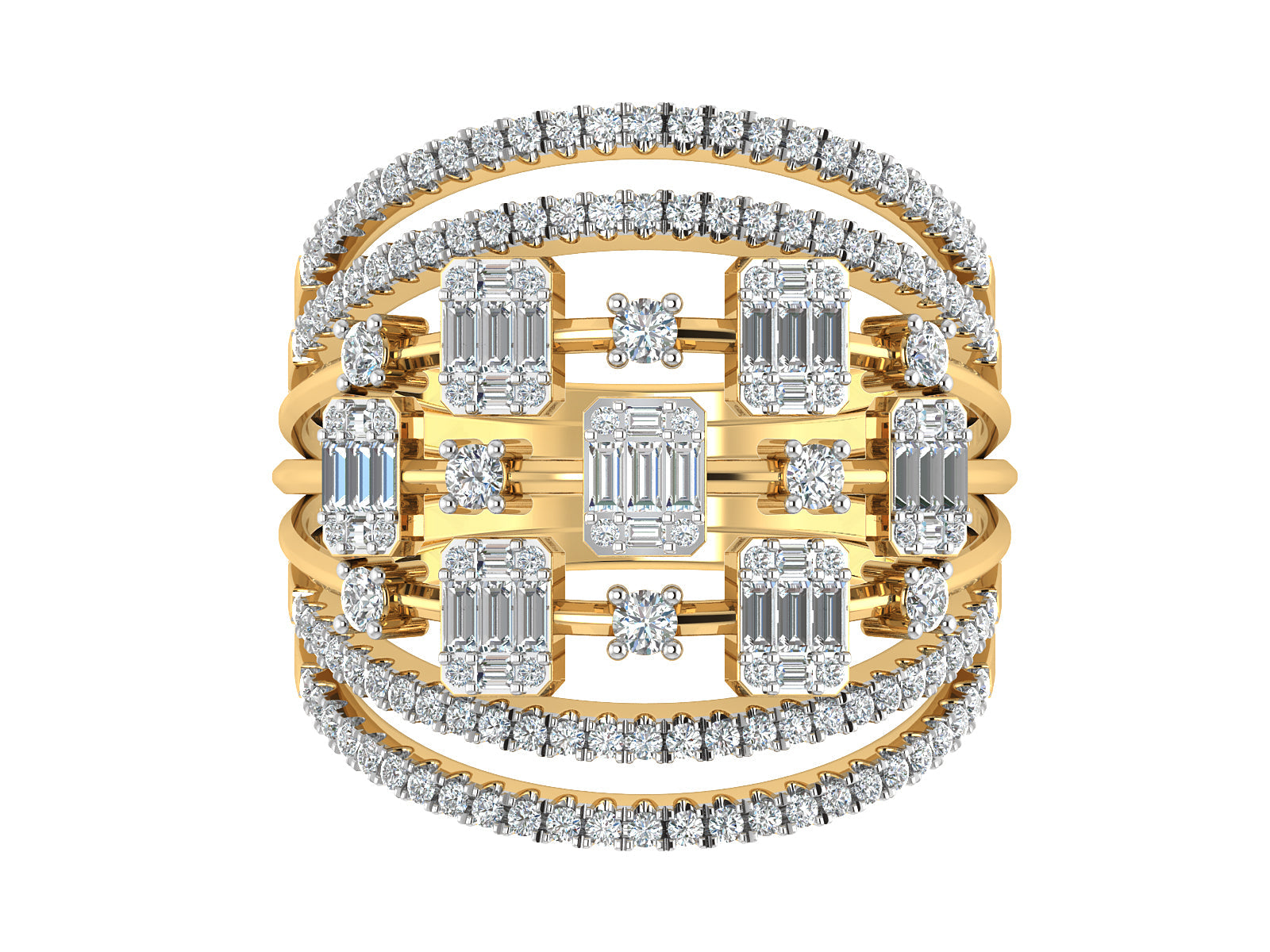 Heavenly Sparking Illusion Diamond Ring