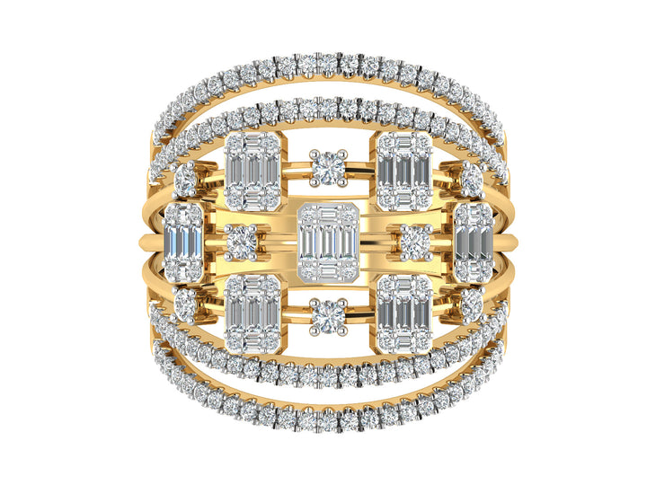 Heavenly Sparking Illusion Diamond Ring