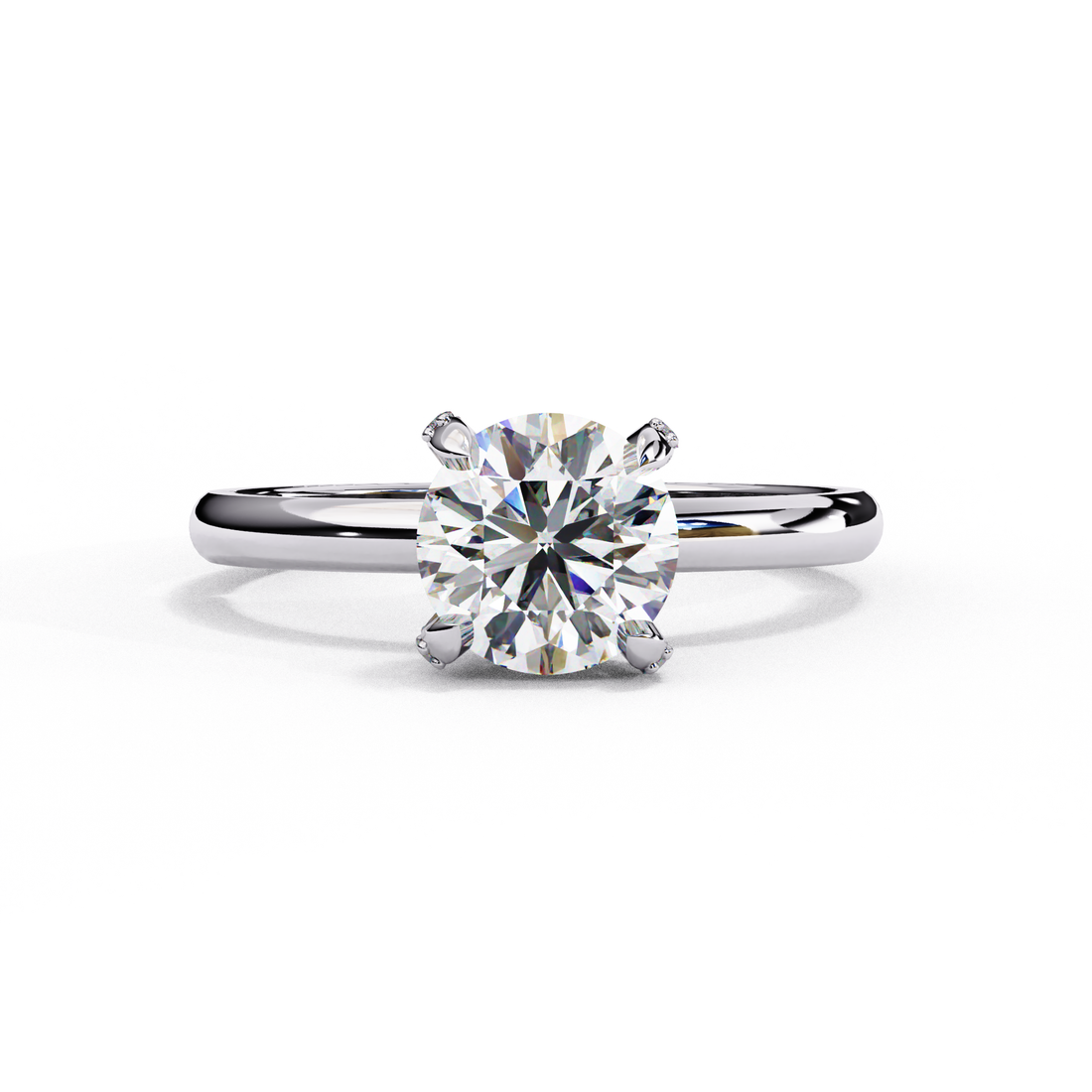 Hidden Halo Lab Grown Diamond Solitaire Ring12