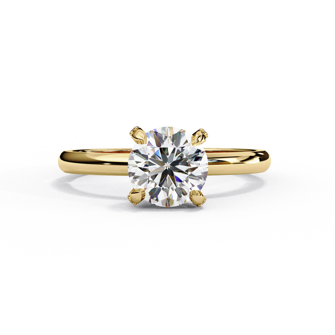 Hidden Halo Lab Grown Diamond Solitaire Ring2