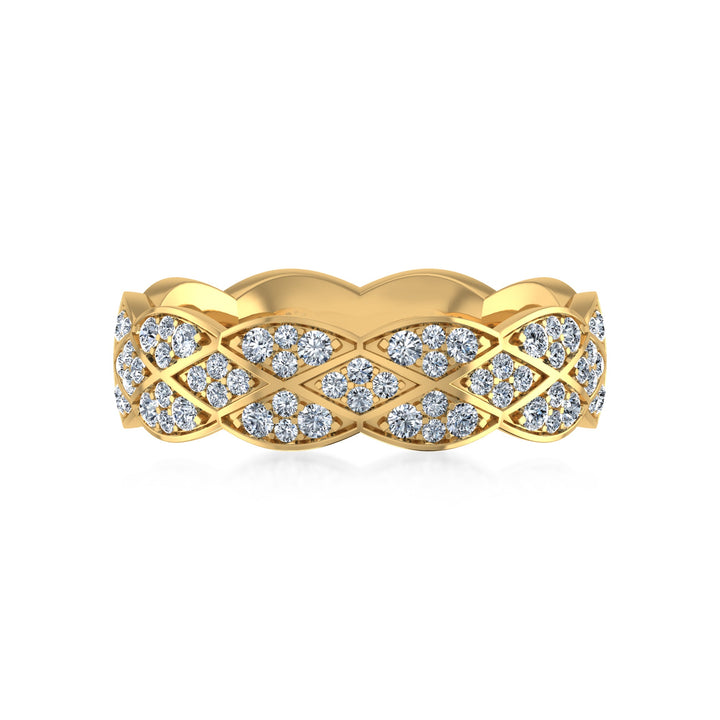 IceLane Lab Grown Diamond Braided Band