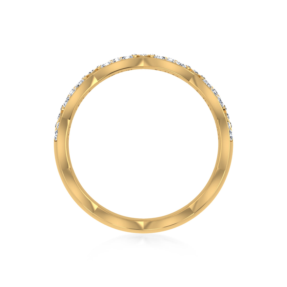 IceLane Lab Grown Diamond Braided Band 3