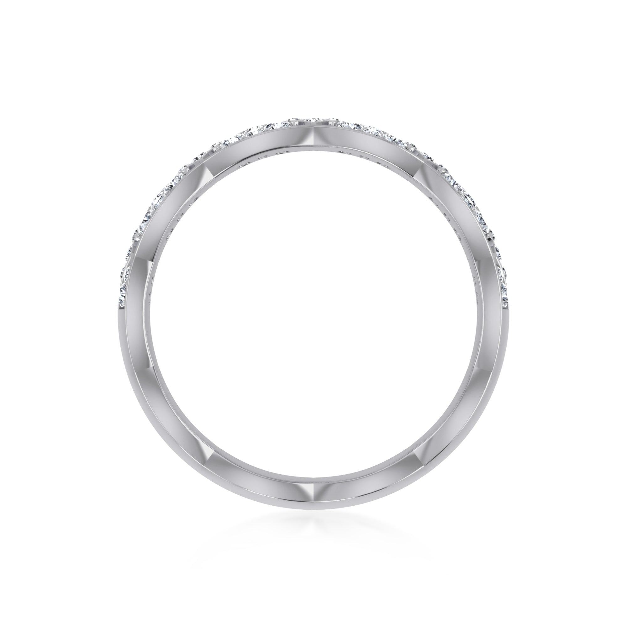 IceLane Lab Grown Diamond Braided Band 9