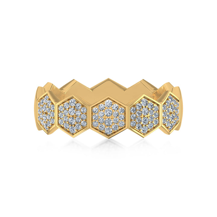 IceLane Lab Grown Diamond Geometric Band