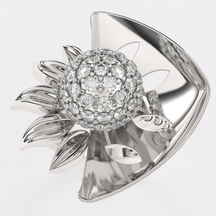 Italina Women's Fashion Diamond Ring in 925 Silver