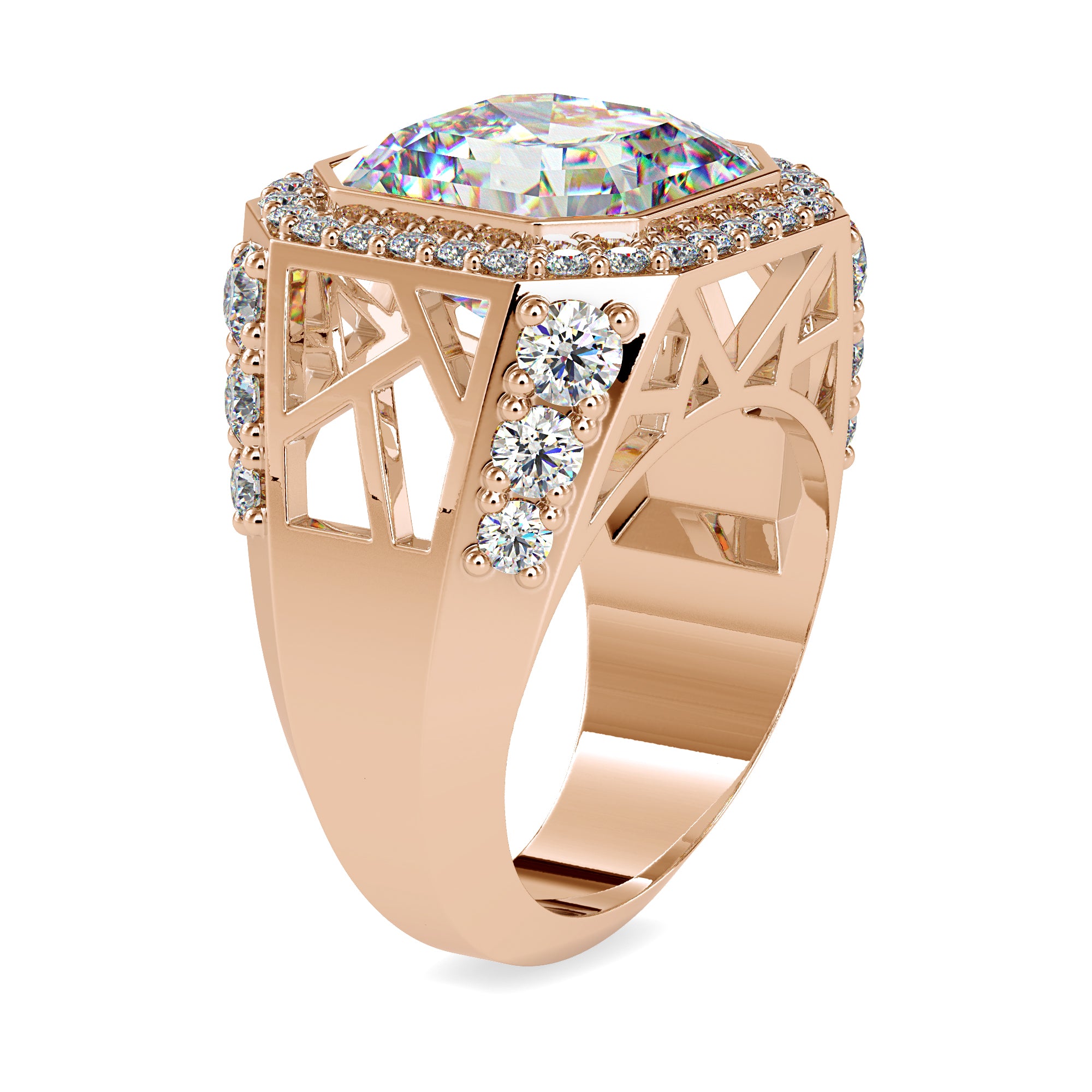 Jazzy Lab Grown Diamond Ring 3