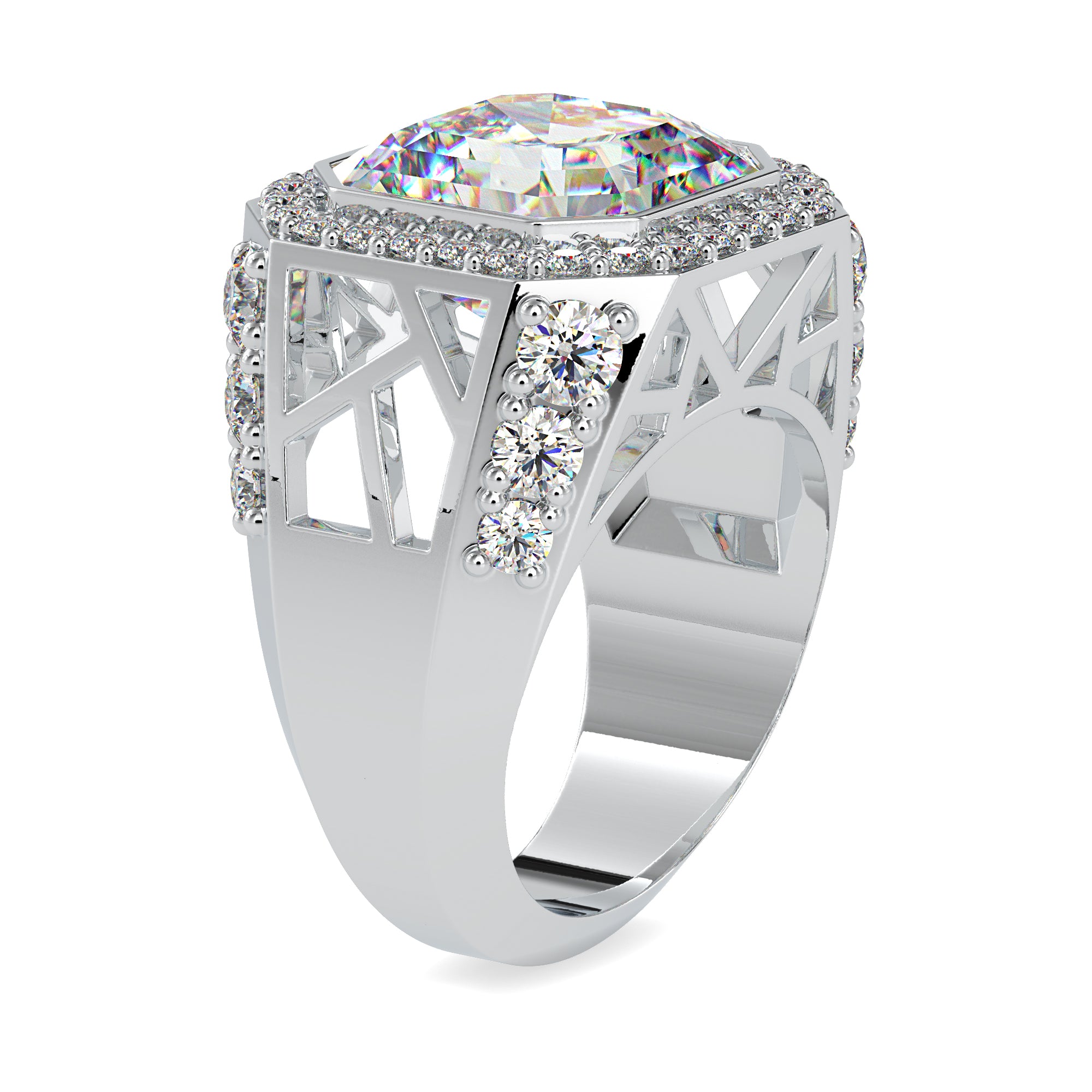 Jazzy Lab Grown Diamond Ring 5