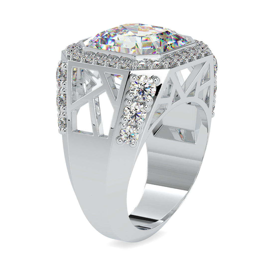 Jazzy Lab Grown Diamond Ring 5