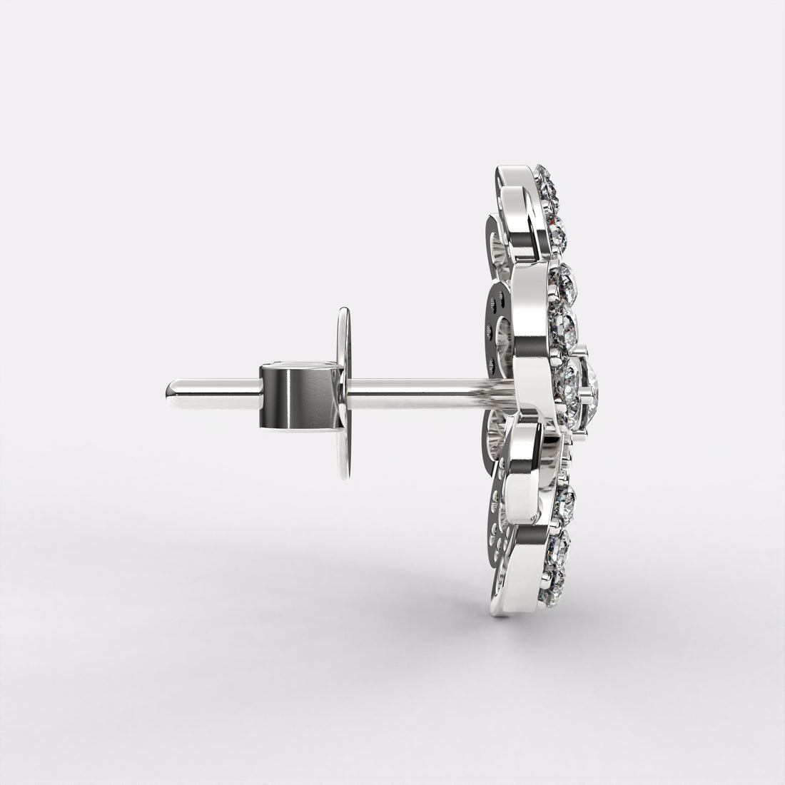 Lab Grown Bloom Diamond Stud Earrings