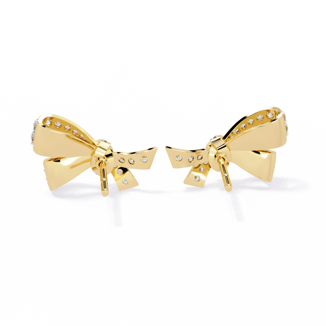 Lab Grown Diamond Bow Knot Earrings