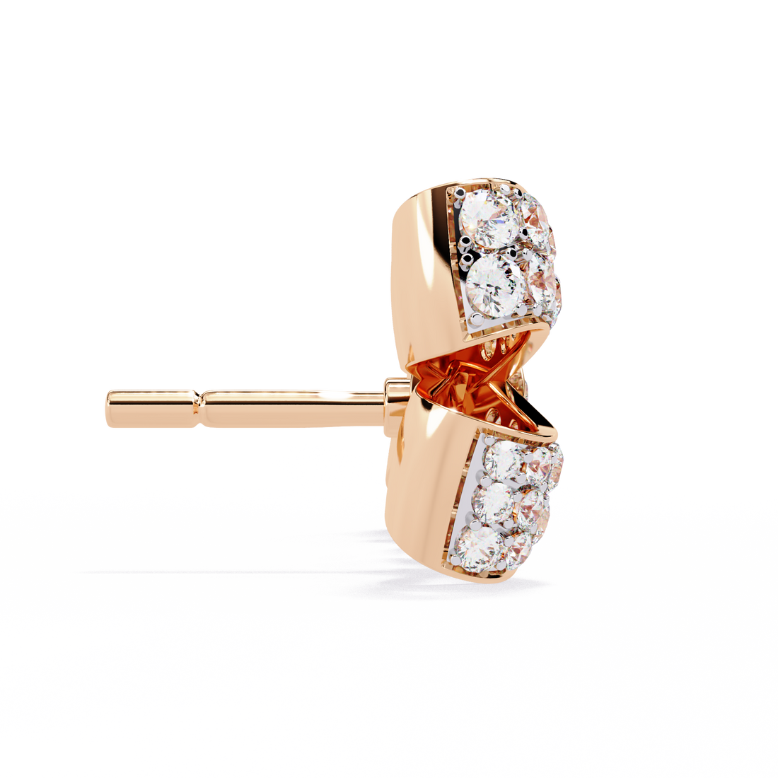 Lab Grown Diamond Bow Knot Earrings