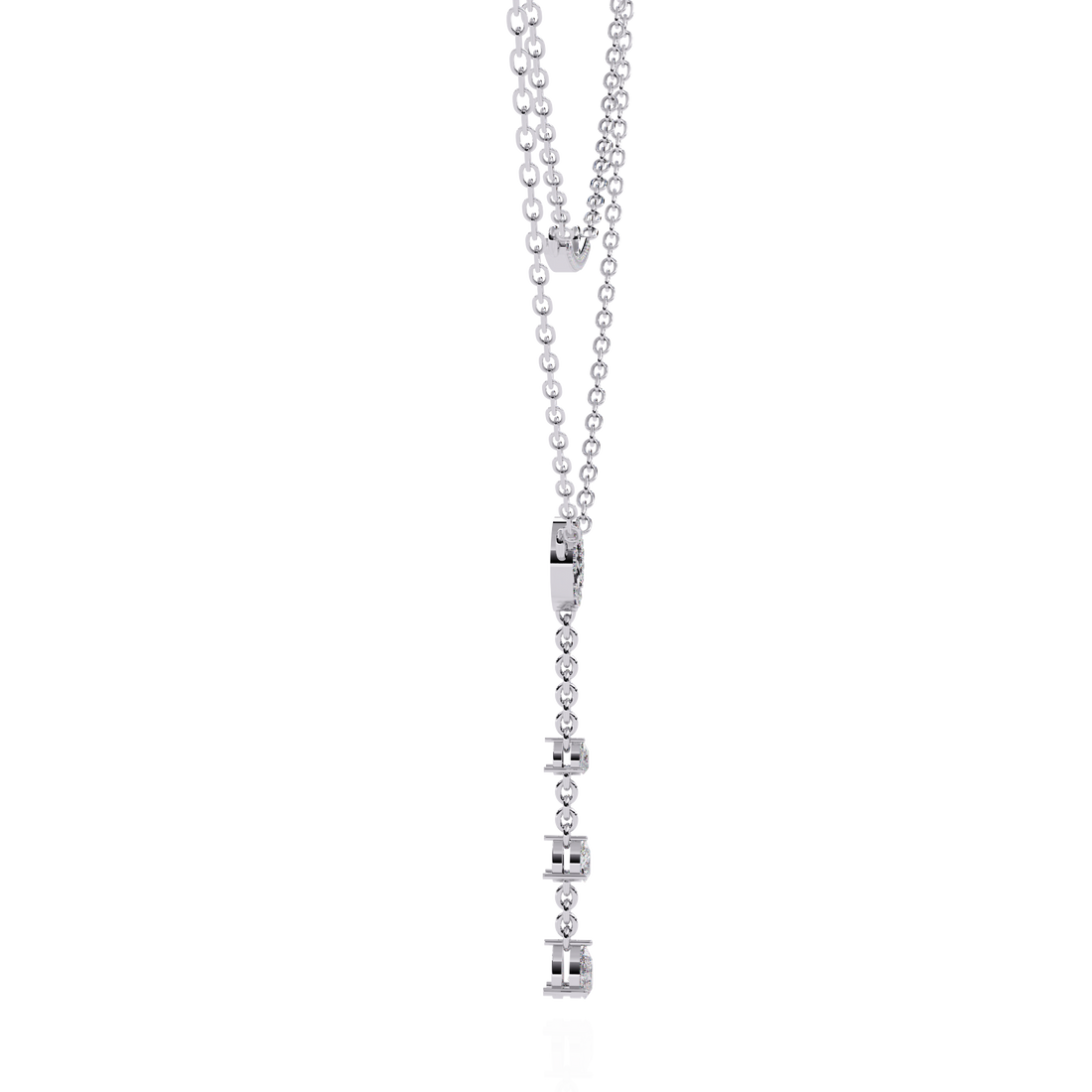 Lab Grown Diamond Lariat Necklace