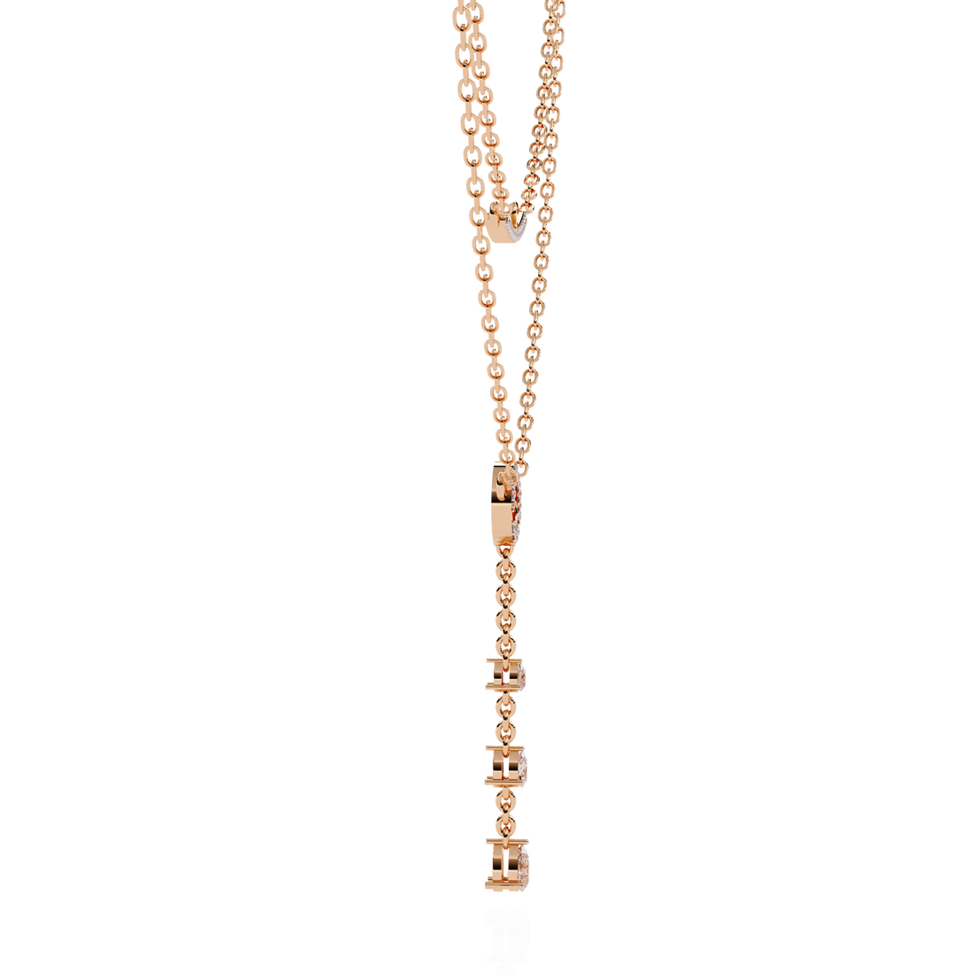 Lab Grown Diamond Lariat Necklace