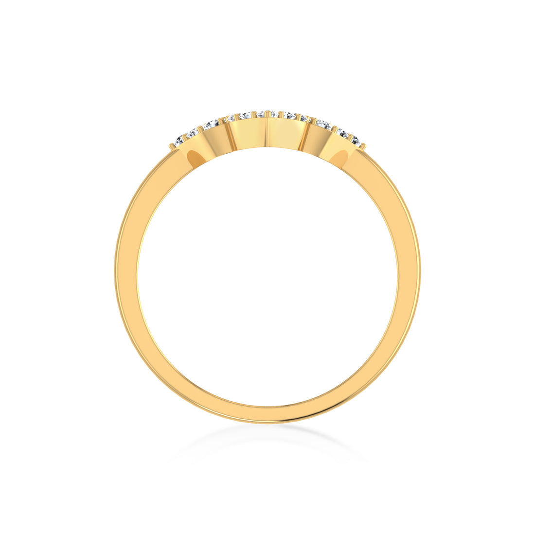 Lab Grown Diamond Petal Clover Ring 3