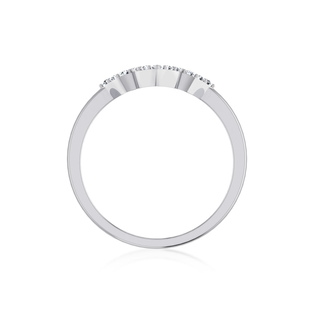 Lab Grown Diamond Petal Clover Ring 9