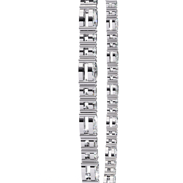 Lab Grown Diamond Tennis Necklace - Gold Classic Choker