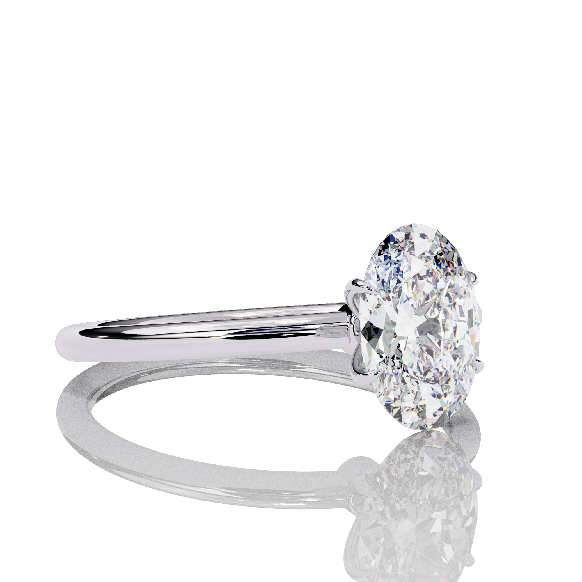 Lab Grown Oval Diamond Ring12