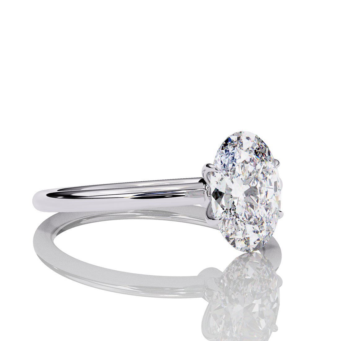 Lab Grown Oval Diamond Ring12